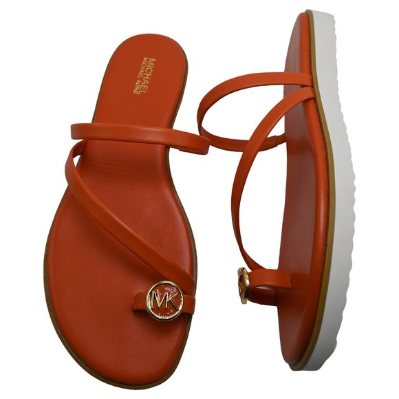Michael Kors LETTY Leather Thong Sandal - Picture 1 of 5